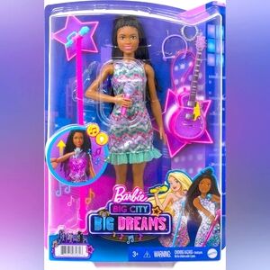 Barbie: Big City, Big Dreams Singing Inch Brooklyn 11.5"  With Music Feature.